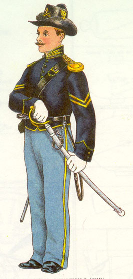 U.S. Regulations Illustration: Link 35 Corporal's Uniform